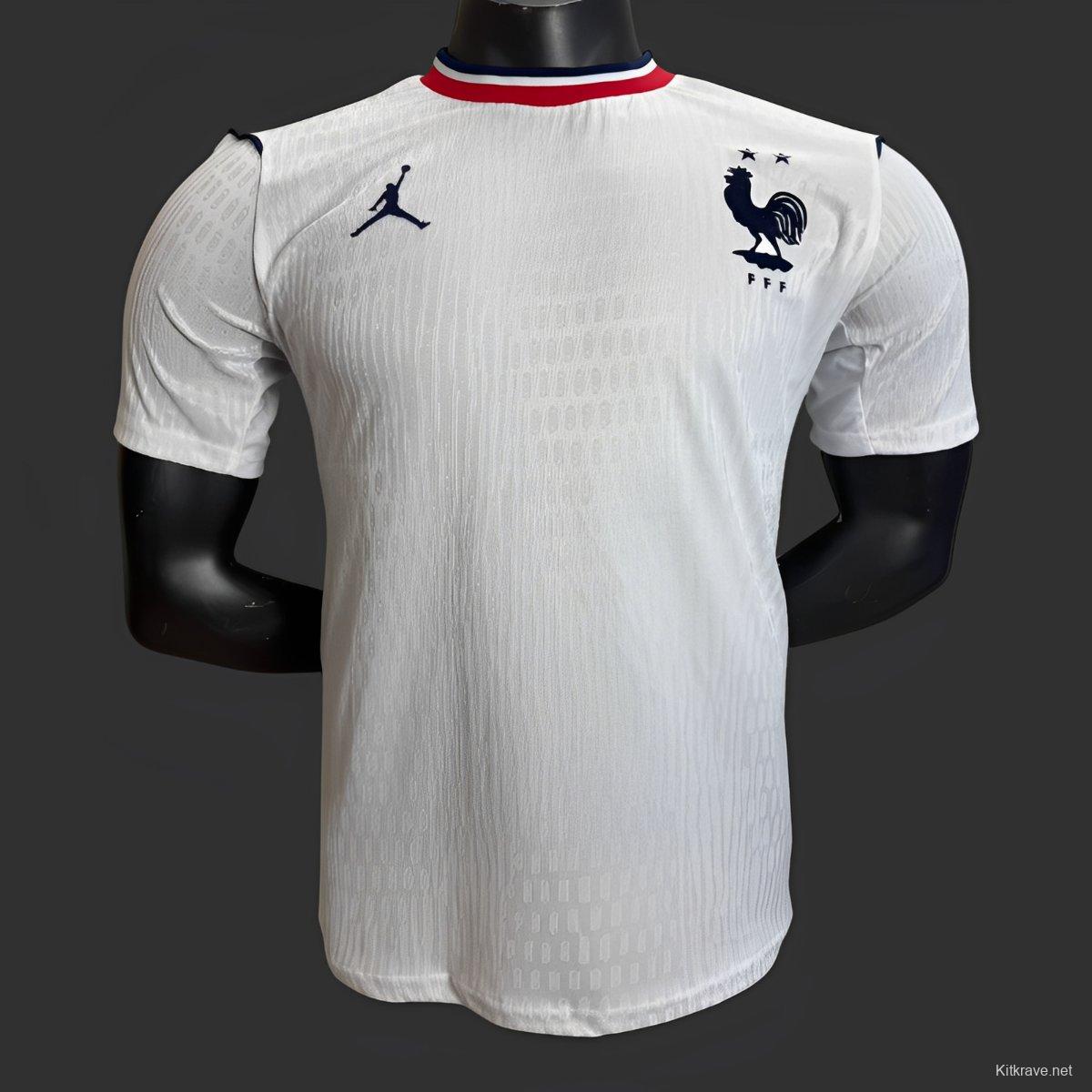 Player Version 2026 France Away White Jersey
