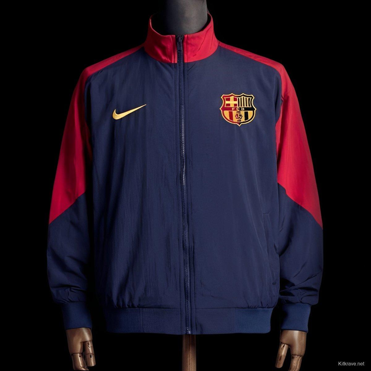 2026 Barcelona Black Jacket Windbreaker