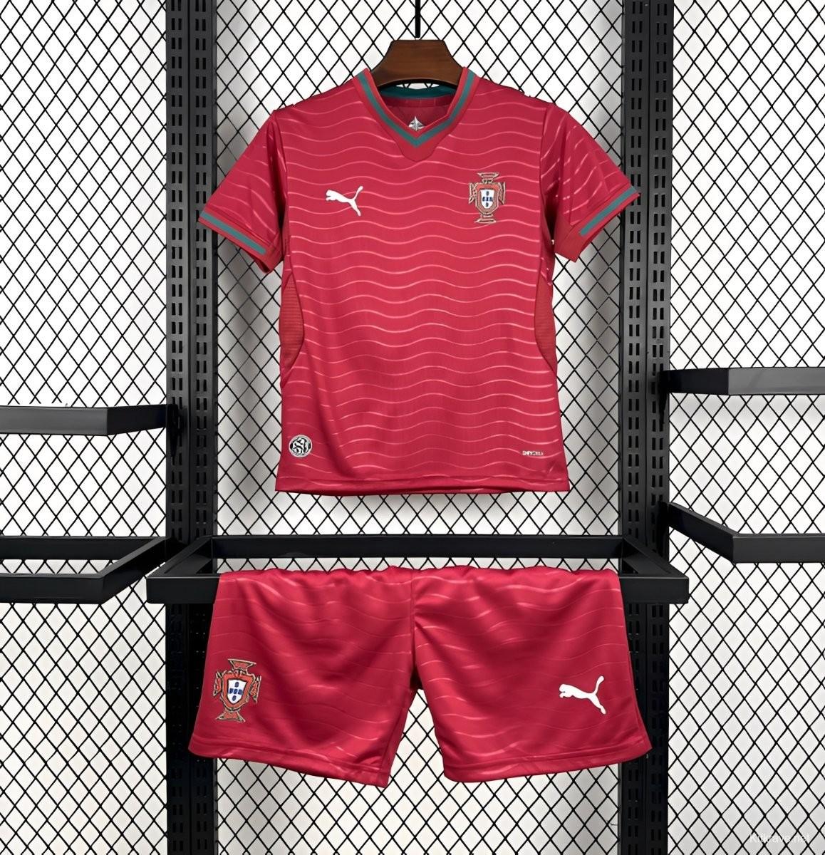 2026 Kids Portugal World Cup Home Kit