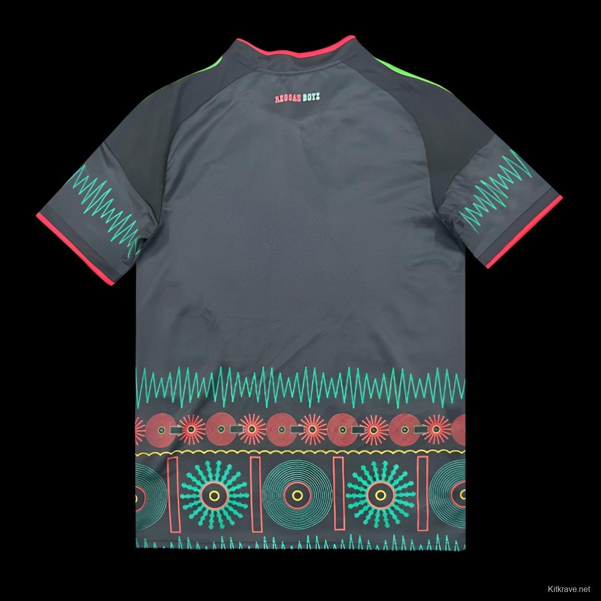 2026 Adidas Jamaica x Bob Marley Black Away Jersey