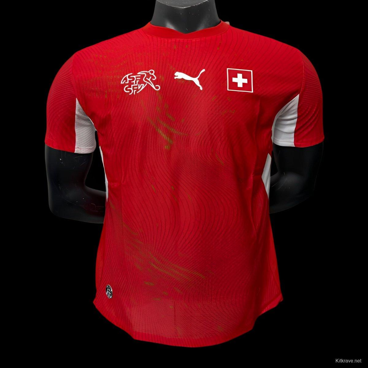 Player Version 2026 Switzerland Home Jersey