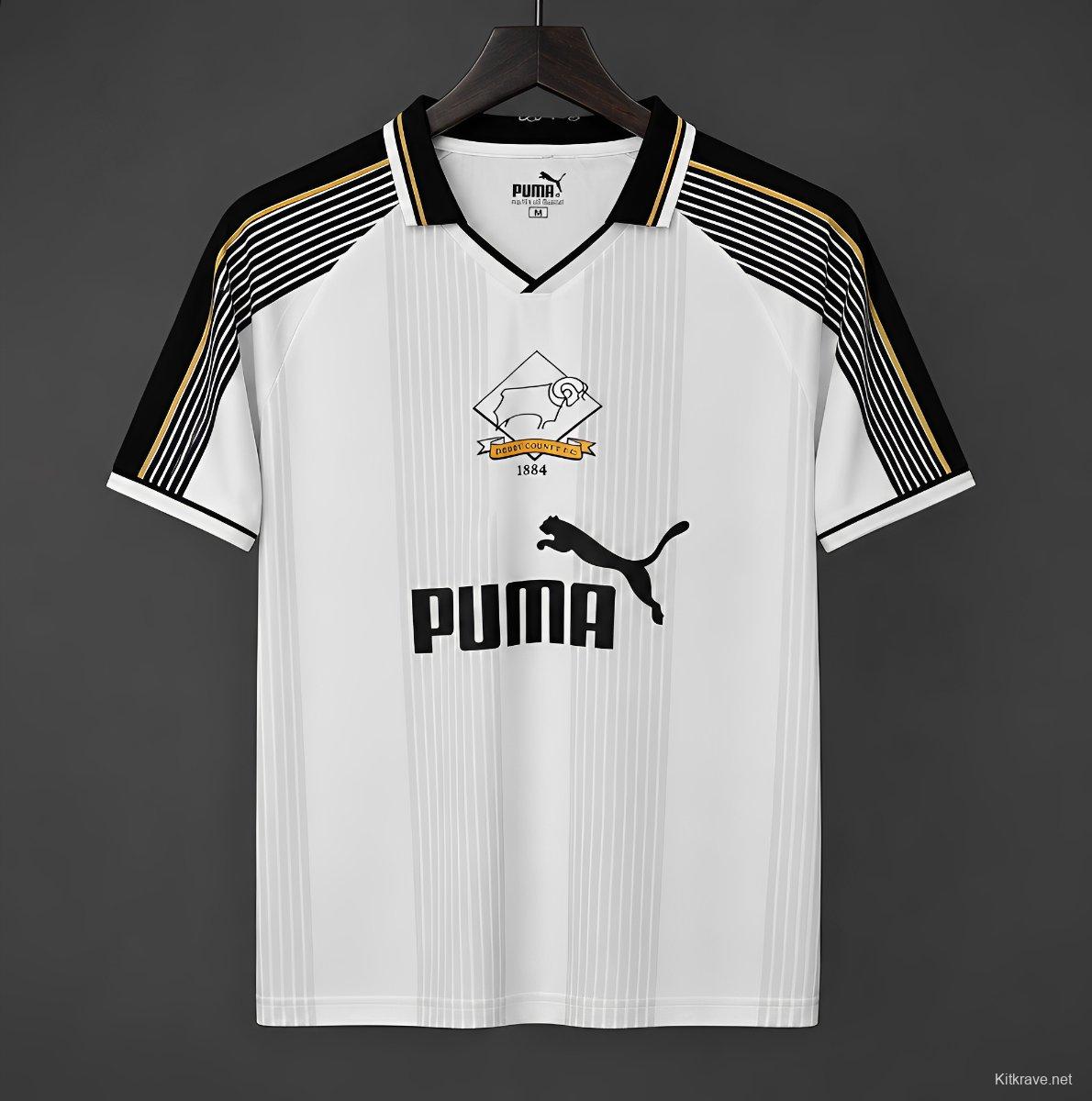 Retro 95/96 Derby County Home Jersey