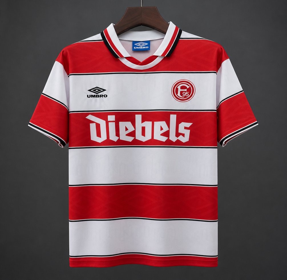 Retro 96/97 Fortuna Dusseldorf Home Jersey