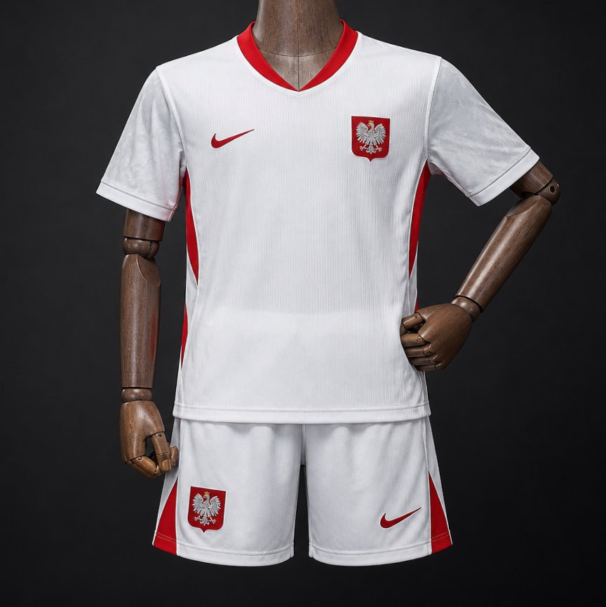 2026 Kids Poland Home Jersey