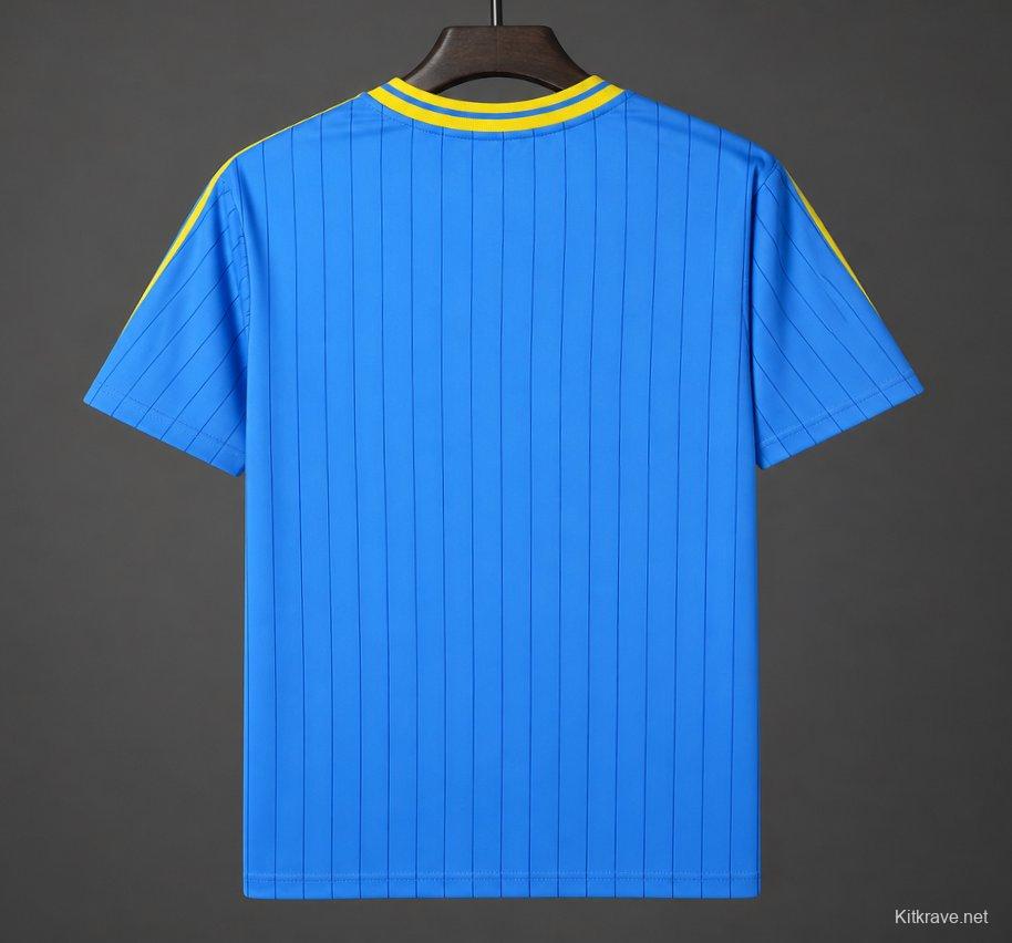 2026 Adidas Originals Colombia Terrace Icons Blue Jersey