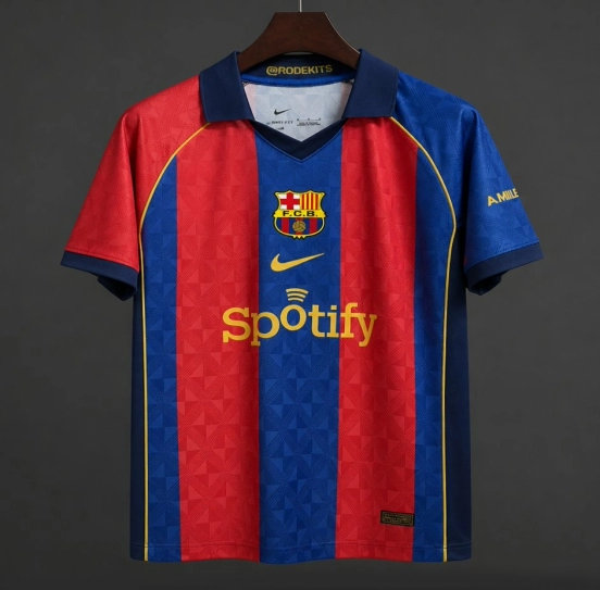 26/27 Barcelona Vintage-Inspired Home Football Jersey