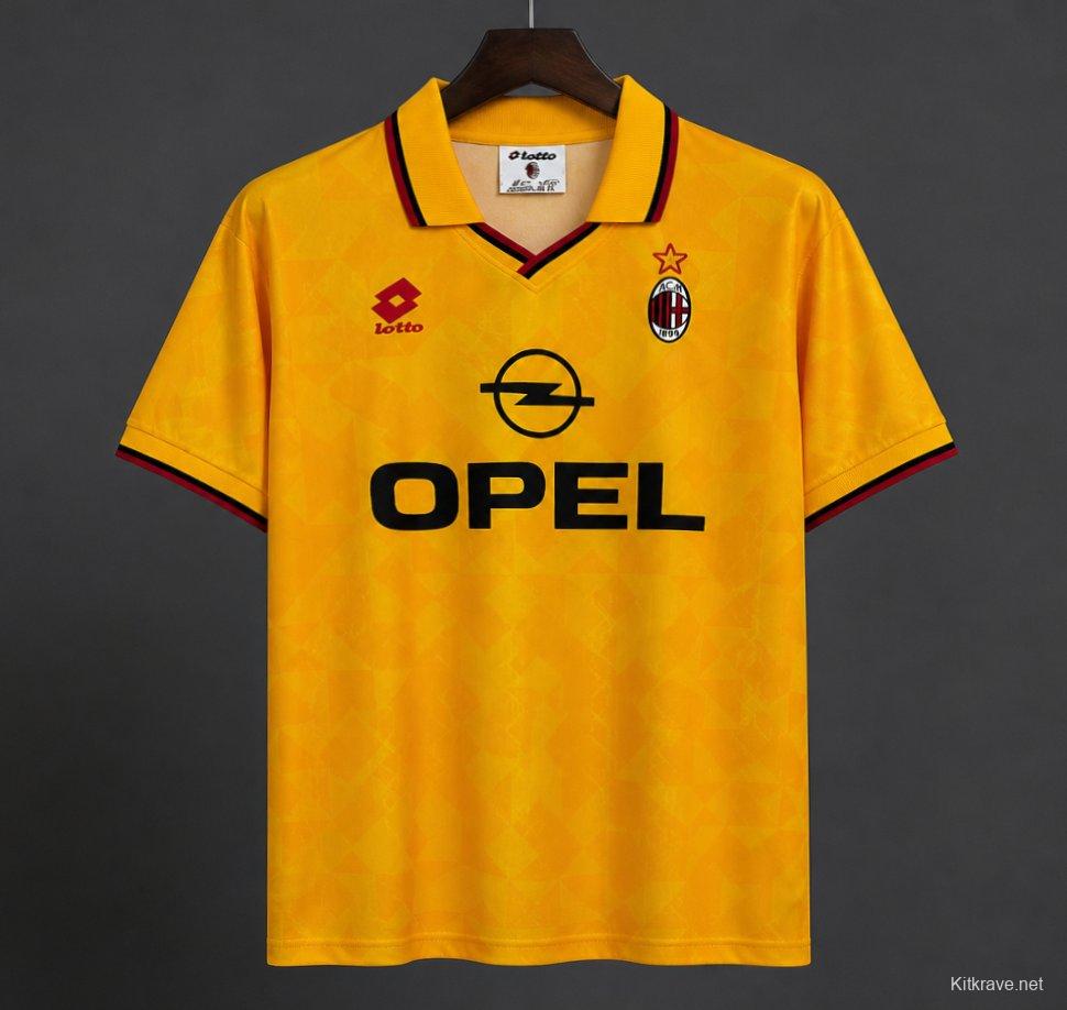 Retro 1995/96 AC Milan Third Soccer Jersey