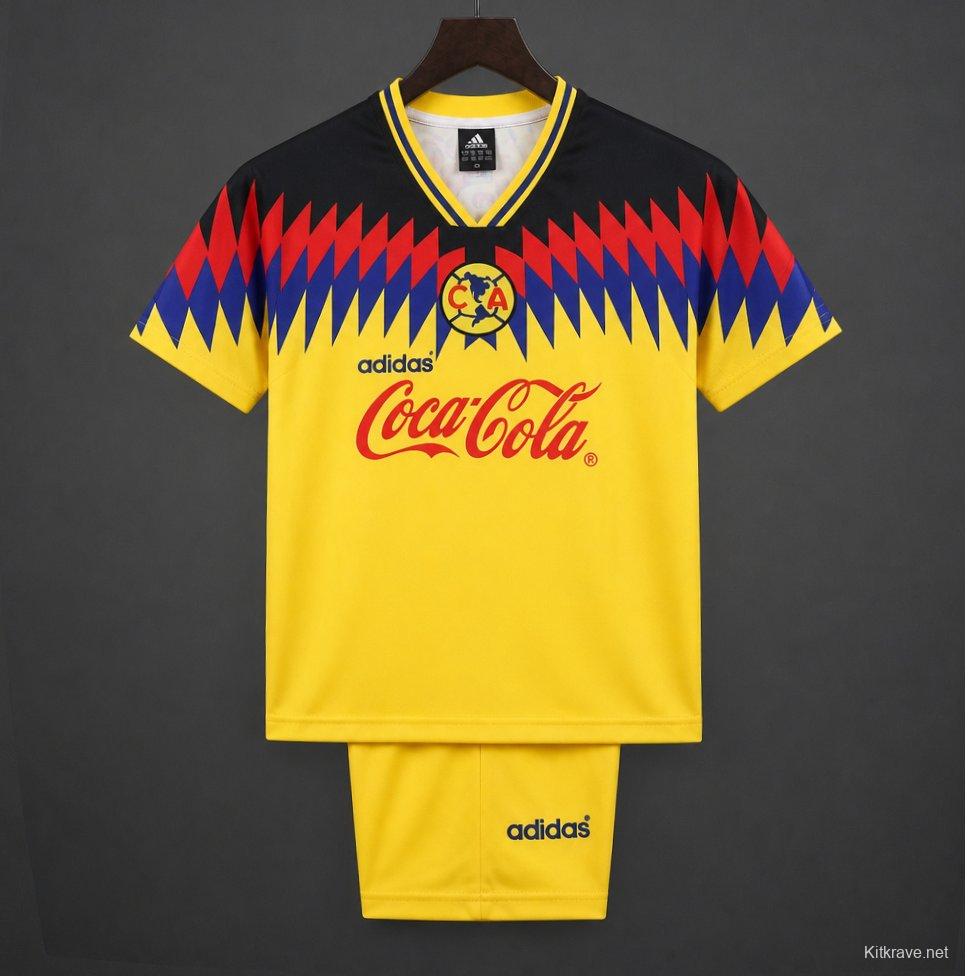 Retro Kids 1995 Club America Home Jersey