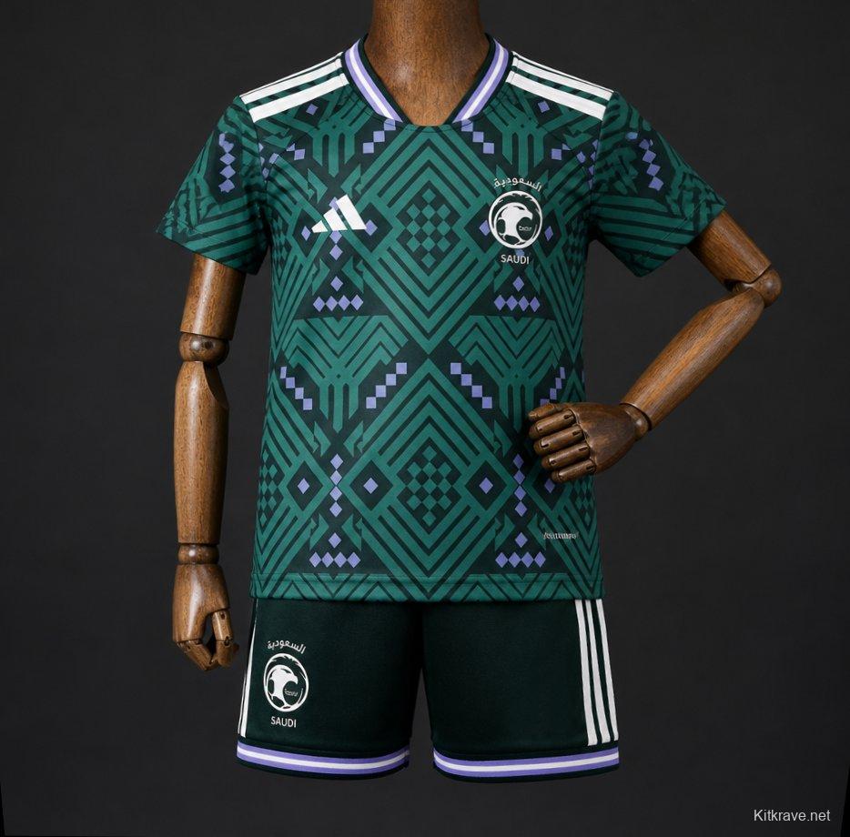 2026 Kids Saudi Arabia Home Jersey