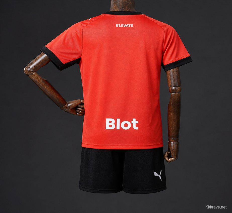 26/27 Kids Stade Rennais Red Jersey