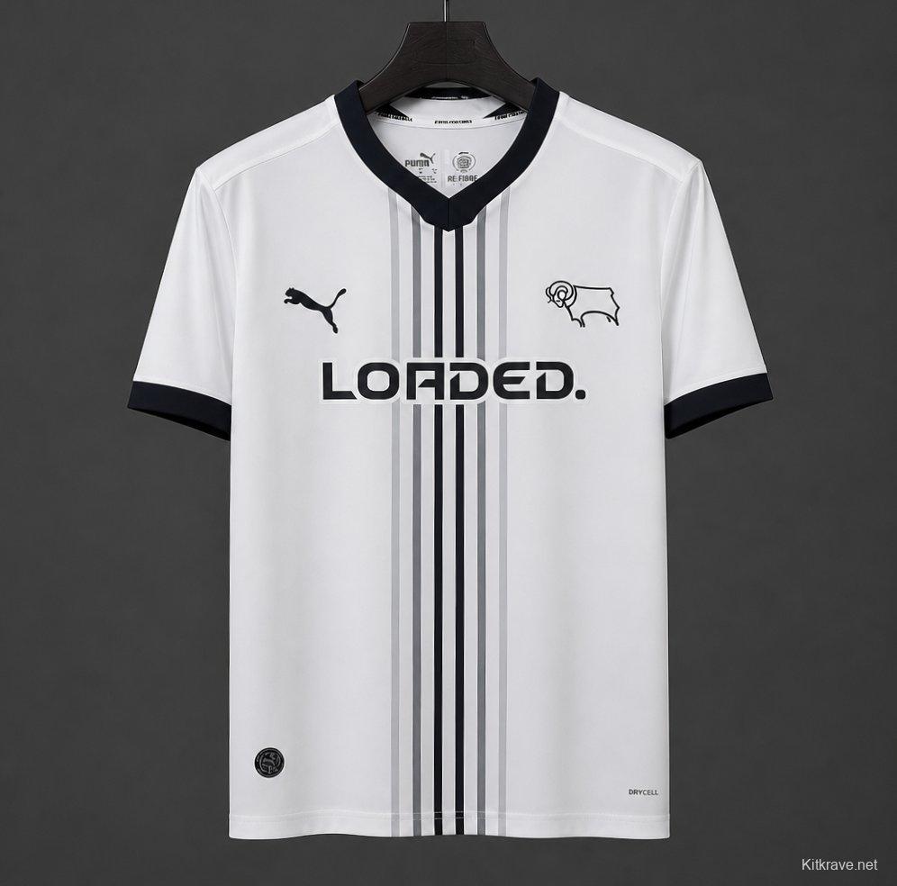 Player Version 26/27 Derby County Home Jersey