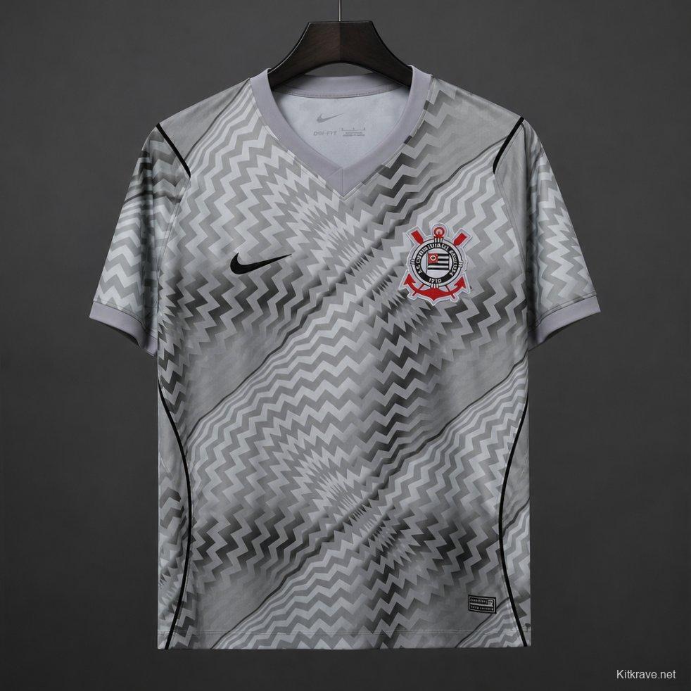 26/27 Corinthians Goalkeeper Jersey With Distinctive Black