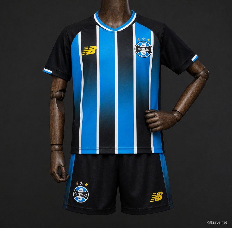26/27 Kids Gremio Home Jersey
