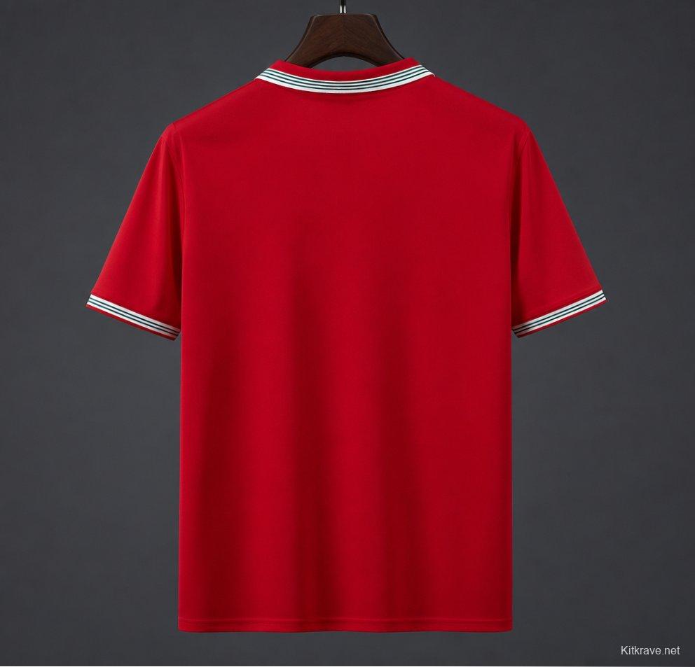 Retro 88/89 Napoli Third Red Jersey