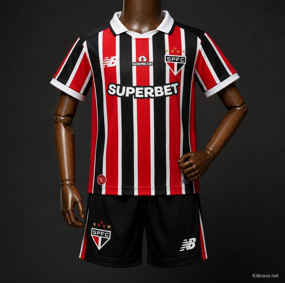 26/27 Kids Sao Paulo Away Jersey