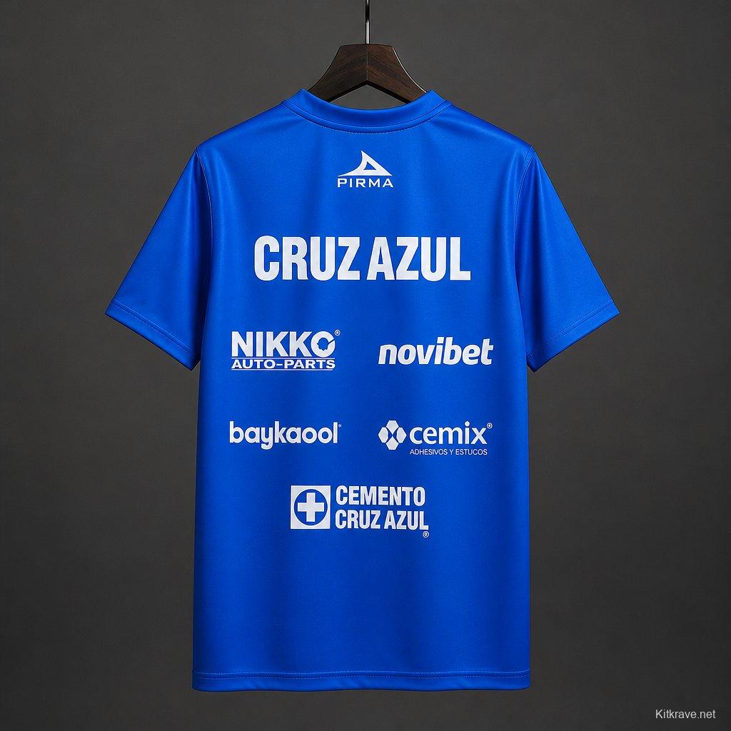 26/27 Cruz Azul La Decima Celebrates MX Championship Victory Blue  Jersey