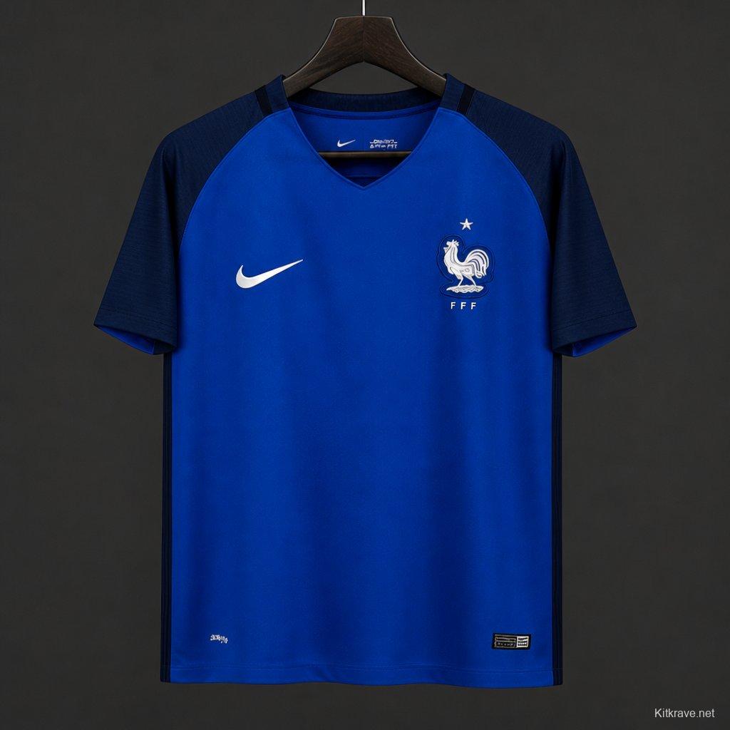 Retro 2016 France Home Jersey