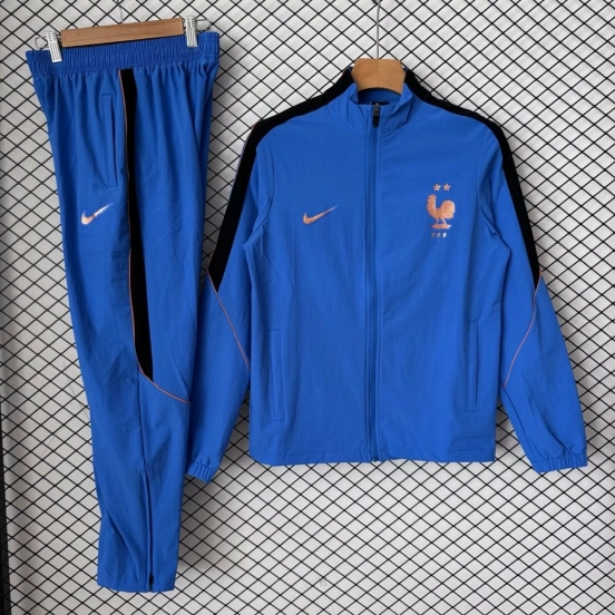 2026 France Blue & Black Training Tracksuit