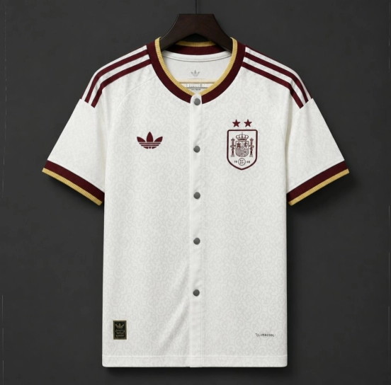2026 Spain Away MLB White Jersey