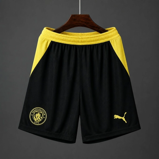 26/27 Manchester City Away Black Shorts