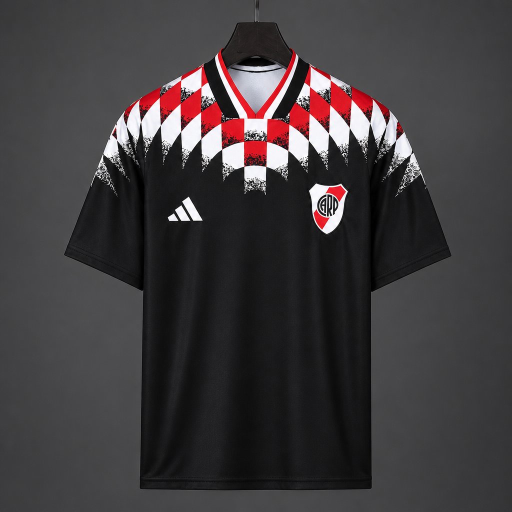 2026 River Plate Stadium Retro Black Jersey