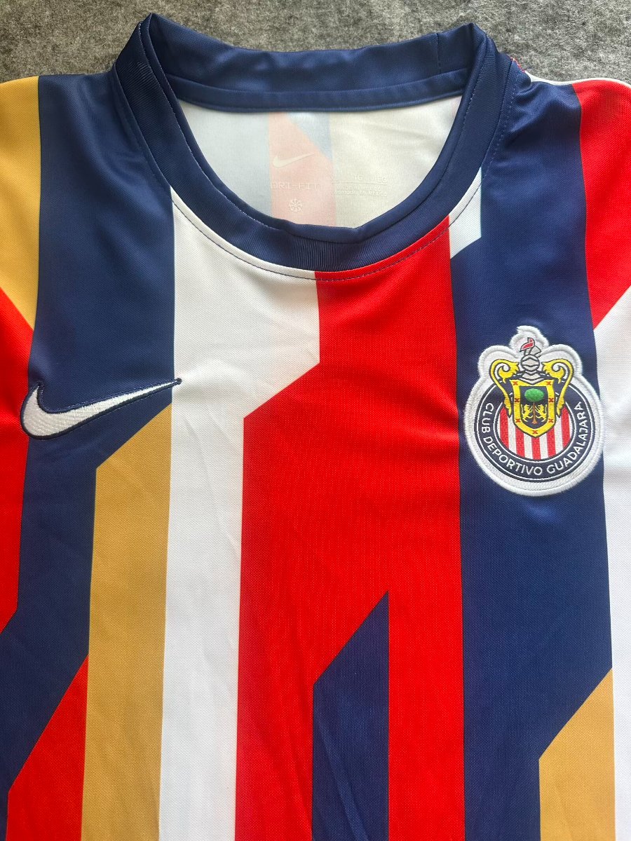 26/27 Chivas Guadalajara Special‑Edition Red‑Gold‑Blue‑White Jersey