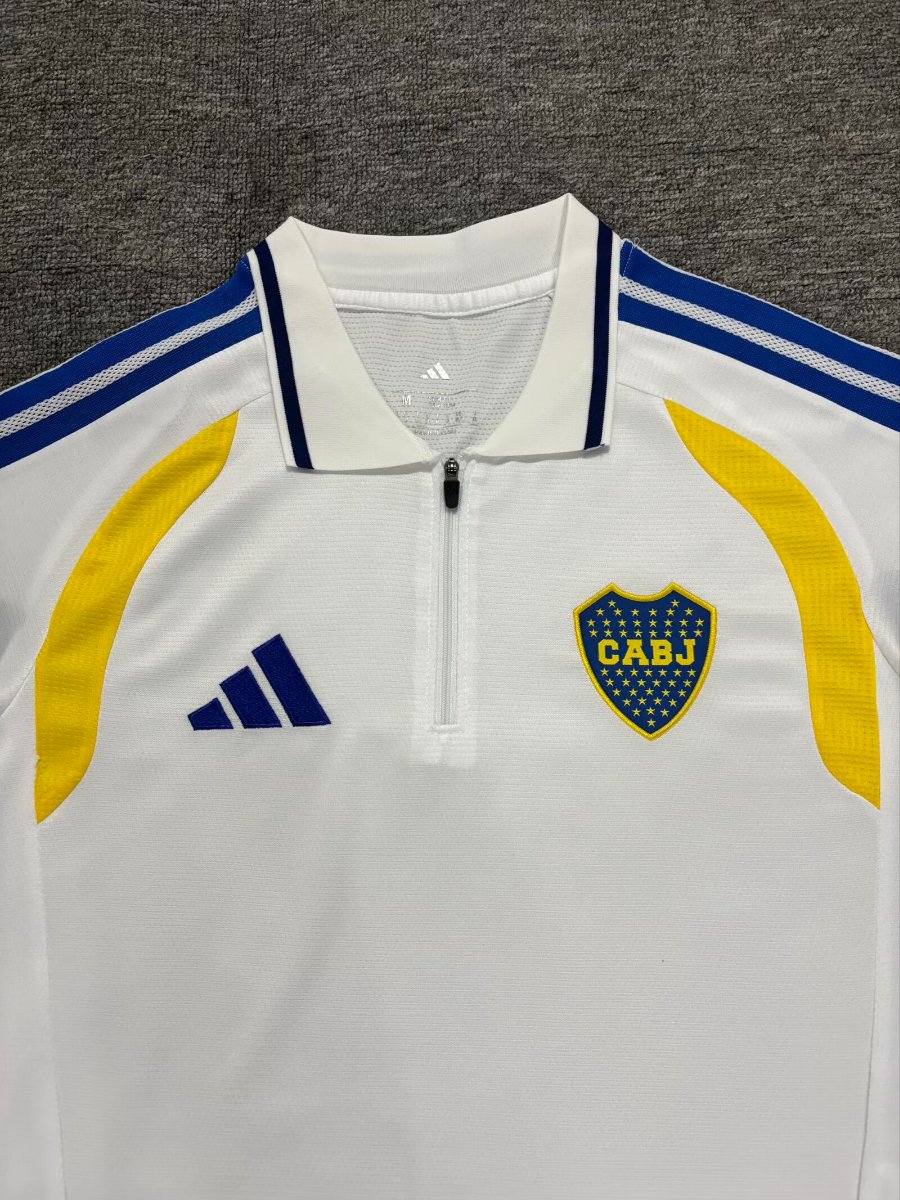 26/27 Boca Juniors Training White Polo Jersey