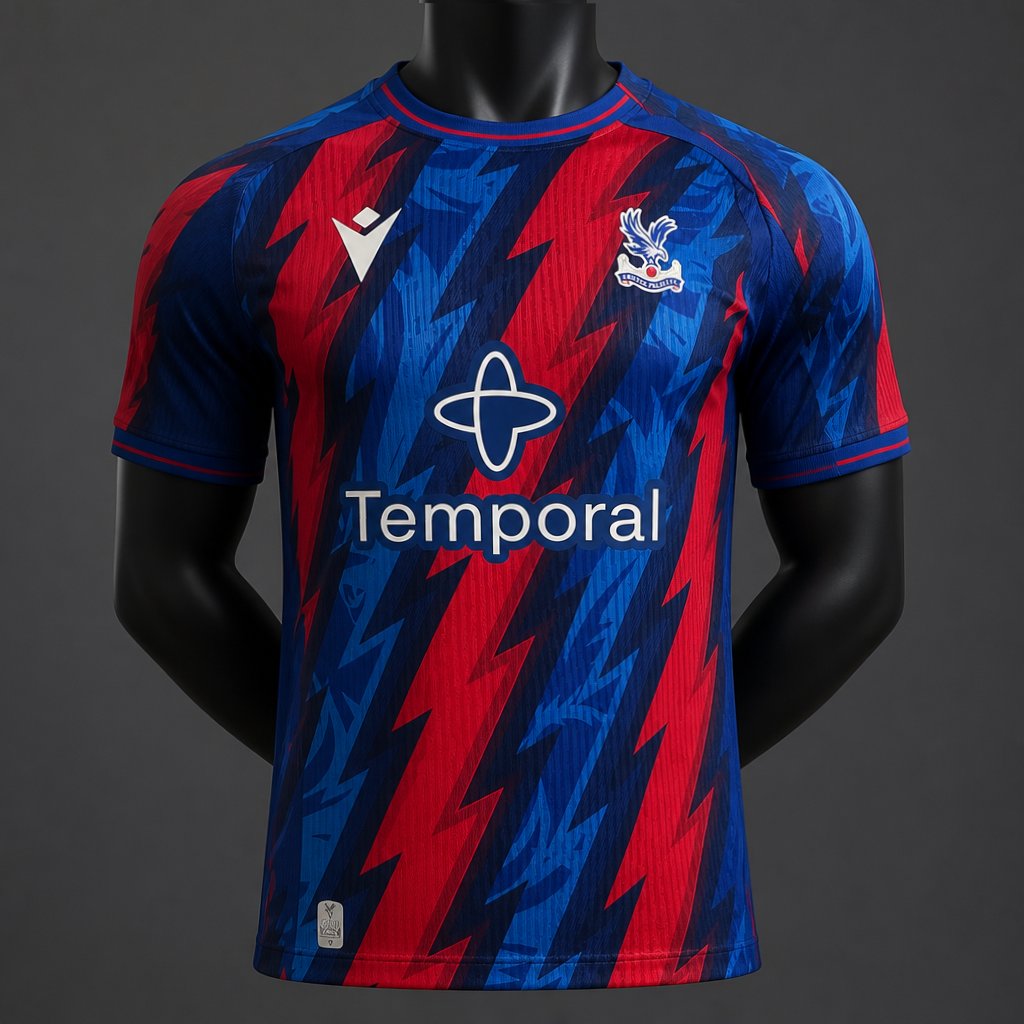 Player Version 26/27 Crystal Palace Home Red & Blue Jersey