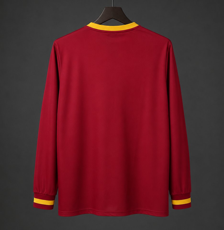 26/27 AS Roma Centenary Home Long Sleeve Jersey