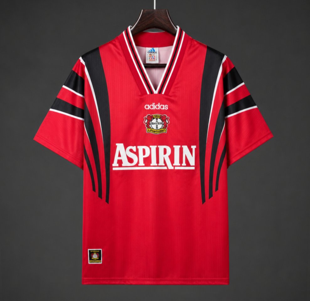Retro 97/98 Bayer 04 Leverkusen Home Jersey