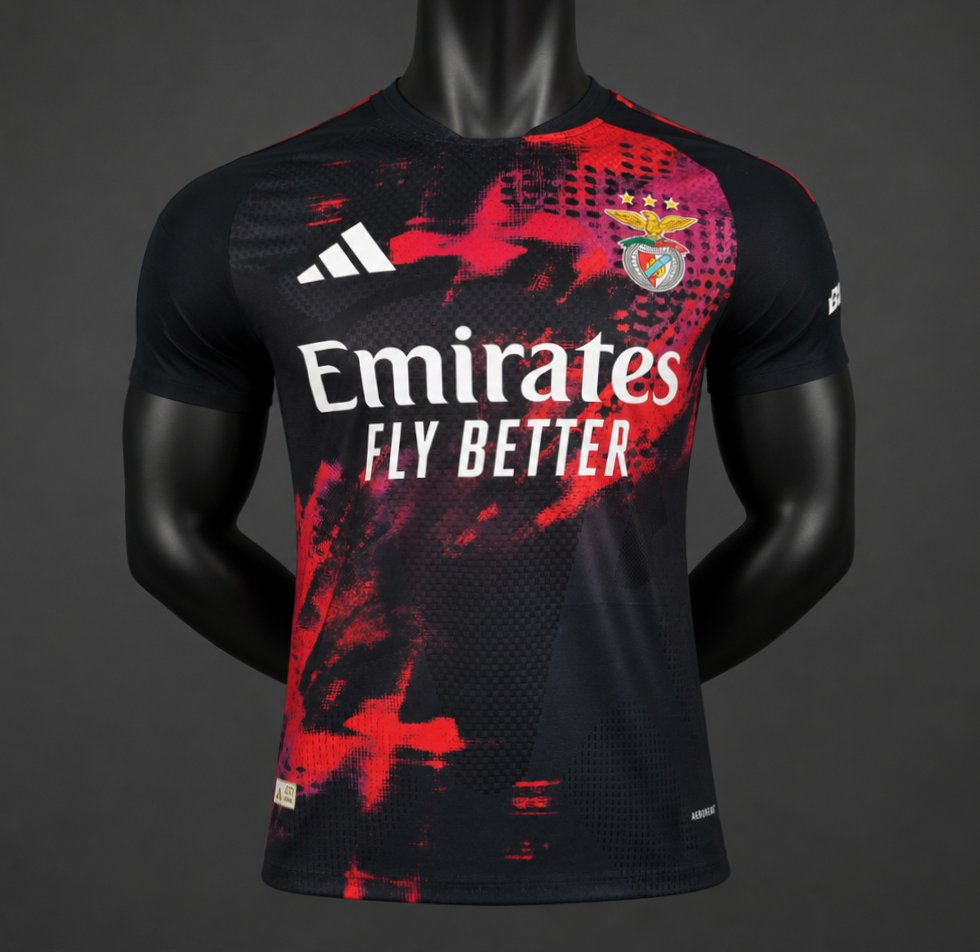 Player Version 26/27 Benfica Black Red Pre-Match Jersey