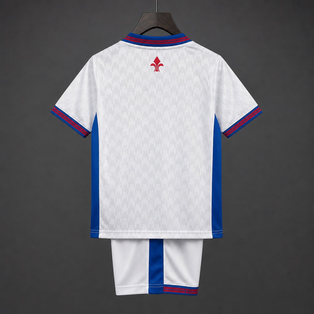 26/27 Kids Lille Away White Jersey Kit