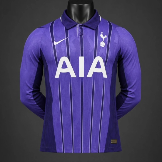 Player Version 26/27 Tottenham Hotspur FC Third Purple Long Sleeve Jersey