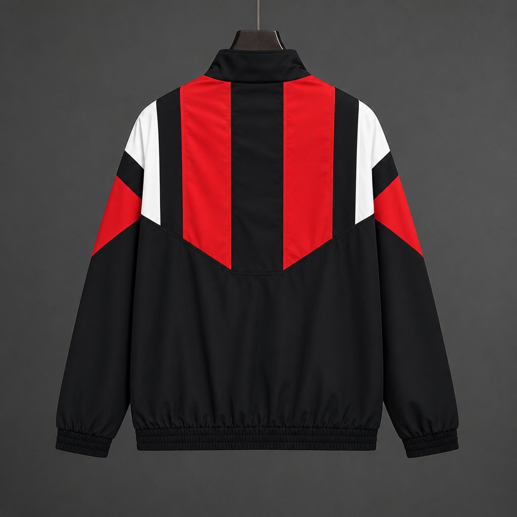 26/27 Manchester United EQT Black Full Zipper  Windbreaker
