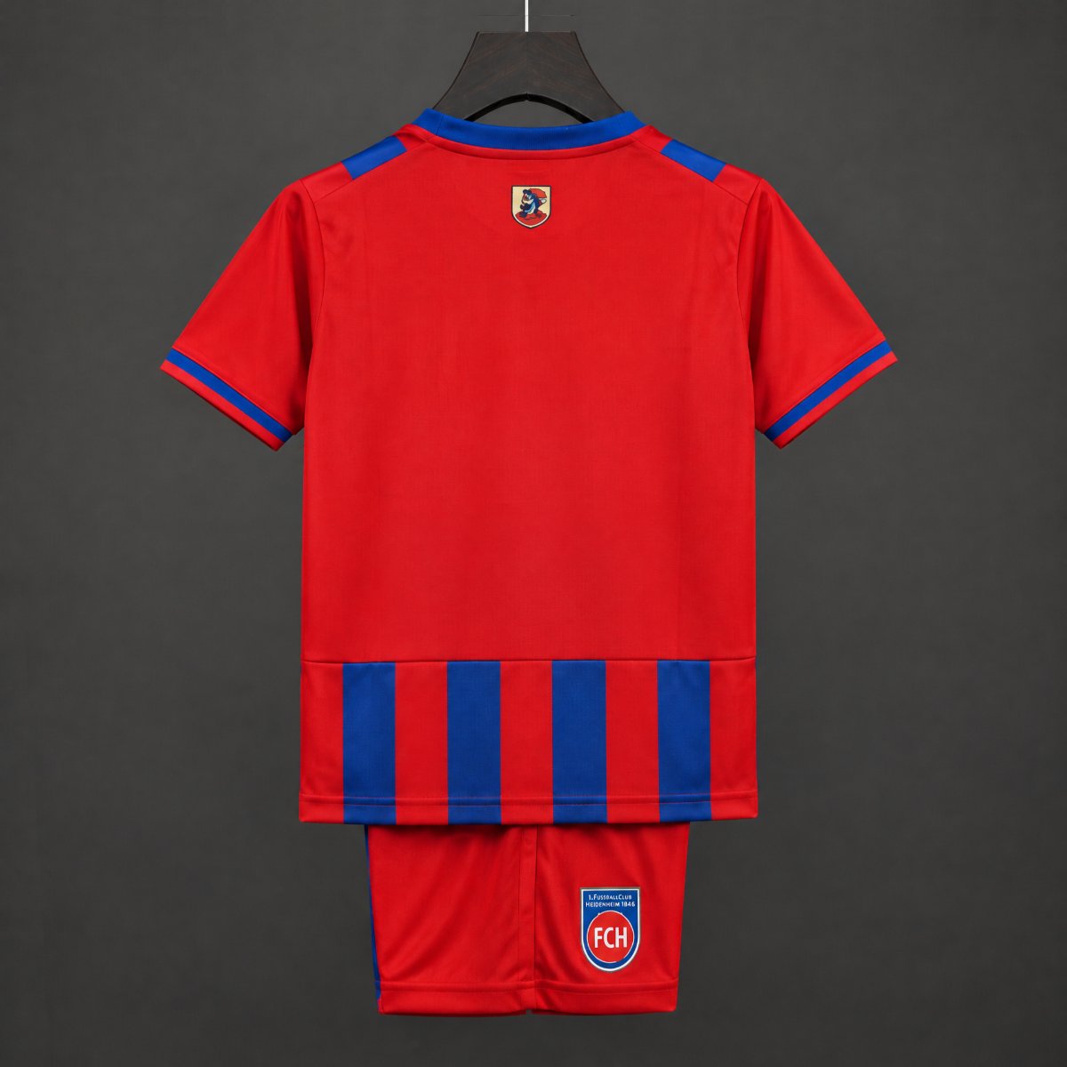 26/27 Kids Heidenheim Home Red Blue Jersey Kit