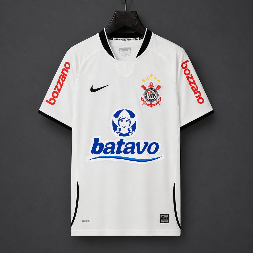 Retro 2009 Corinthians Home White Jersey